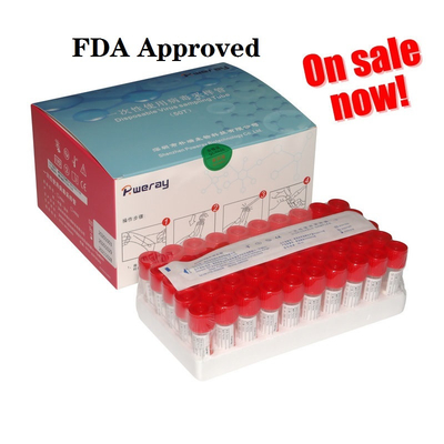 3ml Covid 19 σωλήνας μεταφορών ιών εξαρτήσεων VTM με τη συγκεντρωμένη πατσαβούρα δειγματοληψίας
