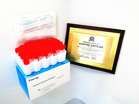 CE Certidfied μια μέθοδος covid-19 βημάτων γρήγορη PCR δοκιμής εξάρτηση δοκιμής στο σπίτι