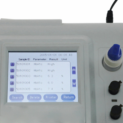 Αυτοματοποιημένη Hba1c δειγμάτων αίματος πλήρως συσκευή ανάλυσης Glycohemoglobin