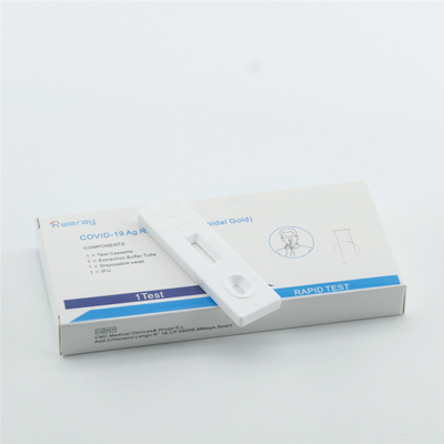 Εγκεκριμένη FDA εγχώρια χρήση δοκιμής Coronavirus κολλοειδής χρυσή γρήγορη