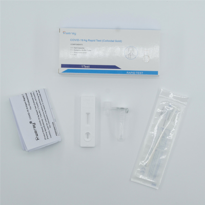 Εγκεκριμένη FDA εγχώρια χρήση δοκιμής Coronavirus κολλοειδής χρυσή γρήγορη