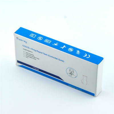 Επικυρωμένο FDA 95% ευαισθησίας πλαστικό εξαρτήσεων δοκιμής αντιγόνων γρήγορο για το σπίτι