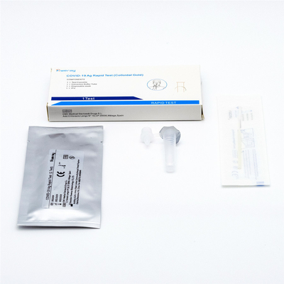 Επικυρωμένο FDA 95% ευαισθησίας πλαστικό εξαρτήσεων δοκιμής αντιγόνων γρήγορο για το σπίτι